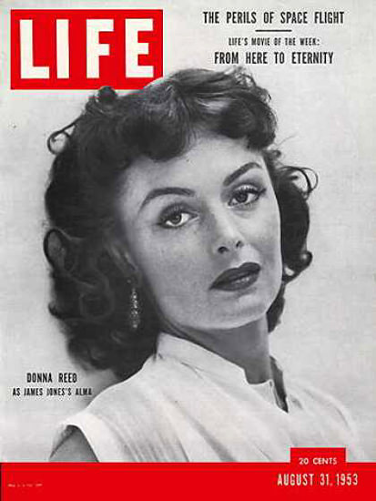 Life Magazine Cover Copyright 1953 Donna Reed Mad Men