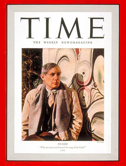 1939-02 Pablo Picasso Copyright Time Magazine | Time Magazine Covers 1923-1970