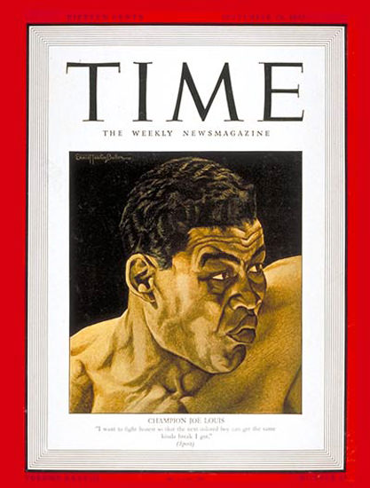 1941-09 Joe Louis Boxing Copyright Time Magazine | TIME 1923-1970 1941-09 Joe Louis Boxing Copyright Time Magazine | Time Magazine Covers 1923-1970
