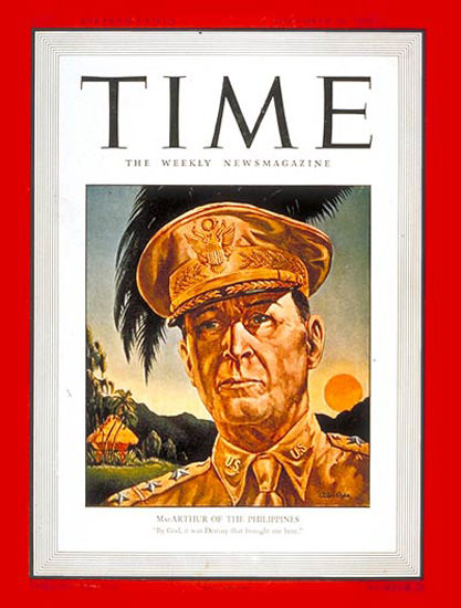 1941-12 General MacArthur Copyright Time Magazine | Time Magazine Covers 1923-1970