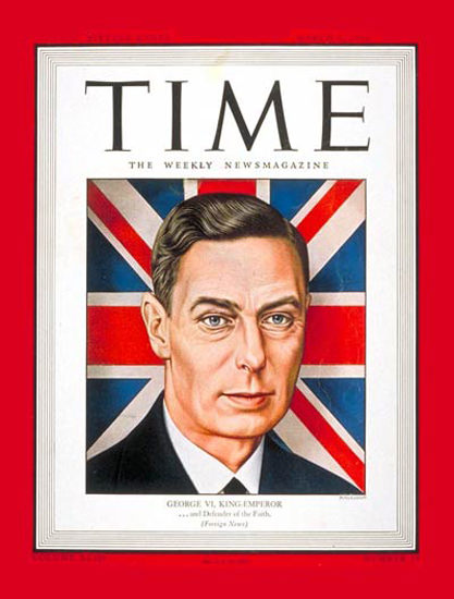 1944-02 King George VI Copyright Time Magazine | Time Magazine Covers 1923-1970