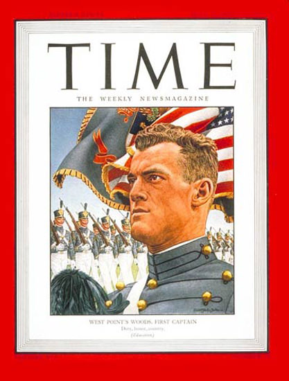 1945-06 West Pointer Woods Copyright Time Magazine | Time Magazine Covers 1923-1970