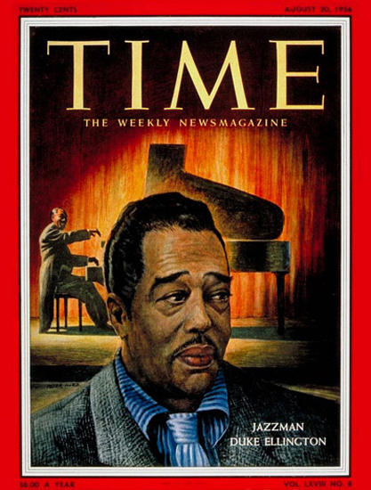 1956-08 Duke Ellington Copyright Time Magazine | TIME 1923-1970 1956-08 Duke Ellington Copyright Time Magazine | Time Magazine Covers 1923-1970