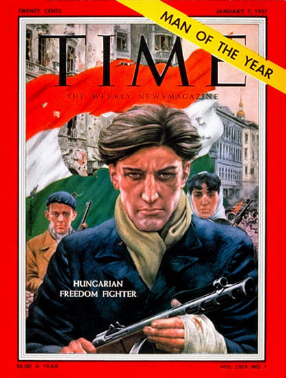 1957-01 Hungarian Patriot Copyright Time Magazine | Time Magazine Covers 1923-1970