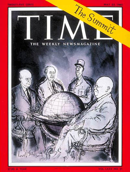 1960-05 Paris Summit Copyright Time Magazine | Time Magazine Covers 1923-1970