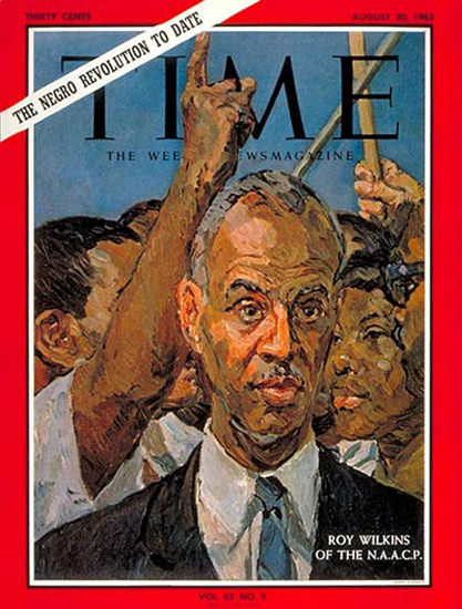 1963-08 Roy Wilkins Copyright Time Magazine | Time Magazine Covers 1923-1970