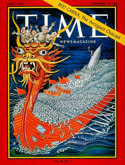 1963-09 Red China Copyright Time Magazine | Time Magazine Covers 1923-1970