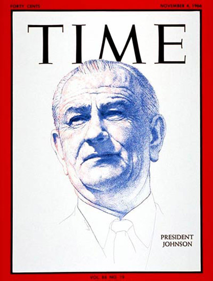 1966-11 Lyndon B Johnson Copyright Time Magazine | Time Magazine Covers 1923-1970