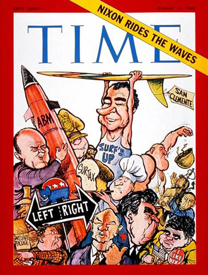 1969-08 The Nixon Presidency Copyright Time Magazine | Time Magazine Covers 1923-1970