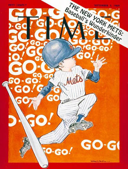 1969-09 New York Mets Baseballs Wunderkind Copyright Time Magazine | Time Magazine Covers 1923-1970