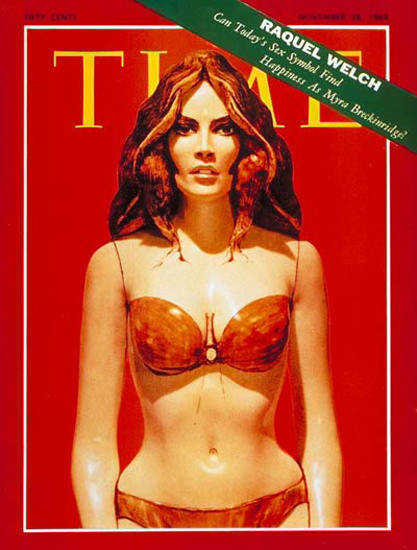 1969-11 Raquel Welch Sex Symbol Copyright Time Magazine | Time Magazine Covers 1923-1970