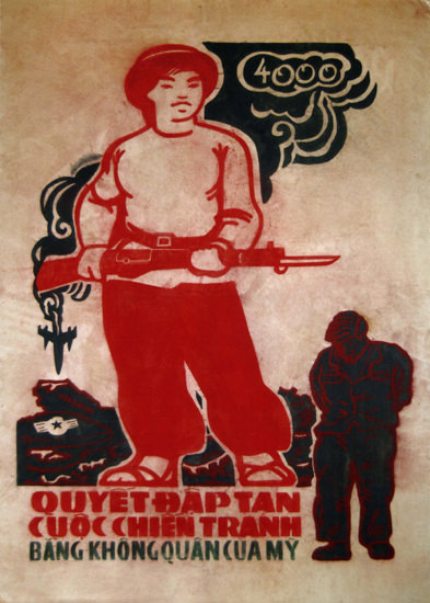 4000 Airplanes Shot Down Vietnam | Vintage War Propaganda Posters 1891-1970