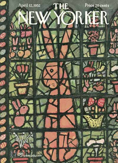 Abe Birnbaum The New Yorker 1952_04_12 Copyright | The New Yorker Graphic Art Covers 1946-1970