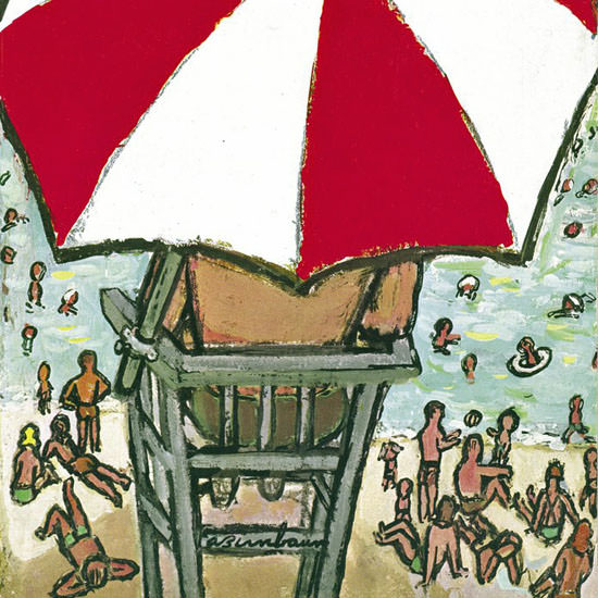 Abe Birnbaum The New Yorker 1953_09_05 Copyright crop | Best of Vintage Cover Art 1900-1970