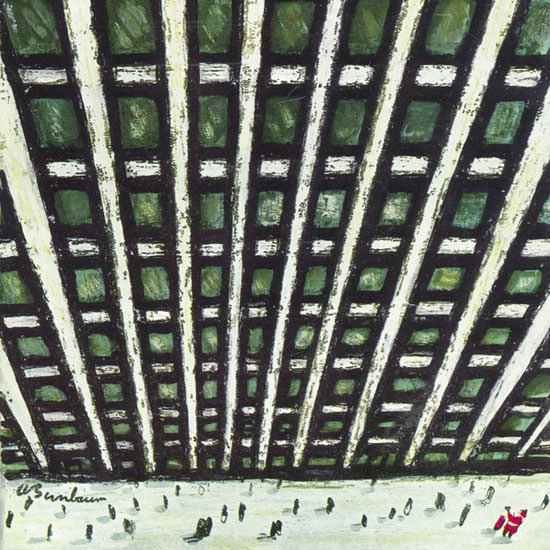 Abe Birnbaum The New Yorker 1959_12_12 Copyright crop | Best of 1950s Ad and Cover Art