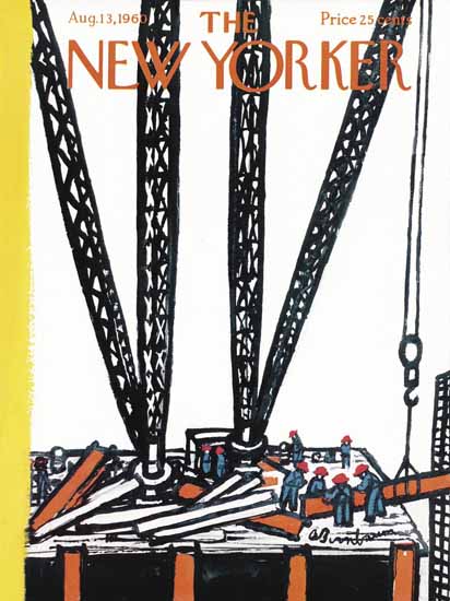 Abe Birnbaum The New Yorker 1960_08_13 Copyright | The New Yorker Graphic Art Covers 1946-1970