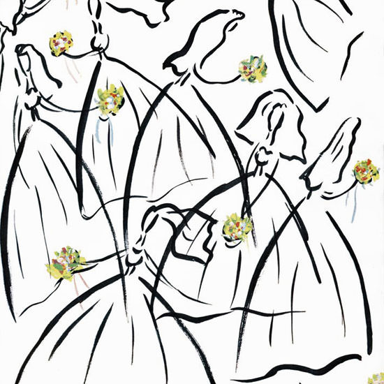 Abe Birnbaum The New Yorker 1962_06_16 Copyright crop | Best of Vintage Cover Art 1900-1970