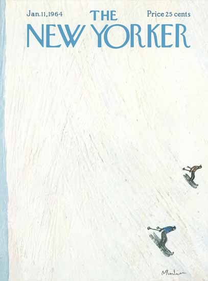 Abe Birnbaum The New Yorker 1964_01_11 Copyright | New Yorker -1970 Abe Birnbaum The New Yorker 1964_01_11 Copyright | The New Yorker Graphic Art Covers 1946-1970