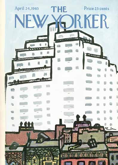 Abe Birnbaum The New Yorker 1965_04_24 Copyright | The New Yorker Graphic Art Covers 1946-1970