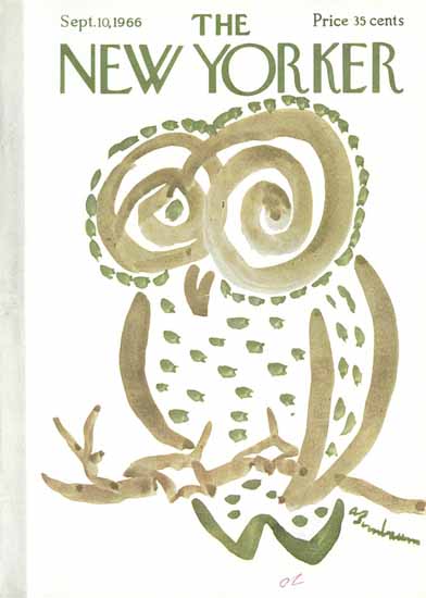 Abe Birnbaum The New Yorker 1966_09_10 Copyright | The New Yorker Graphic Art Covers 1946-1970