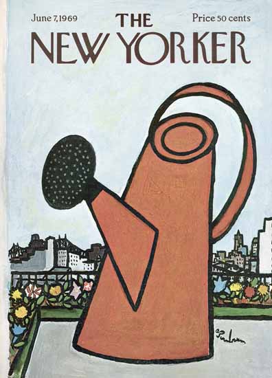 Abe Birnbaum The New Yorker 1969_06_07 Copyright | The New Yorker Graphic Art Covers 1946-1970