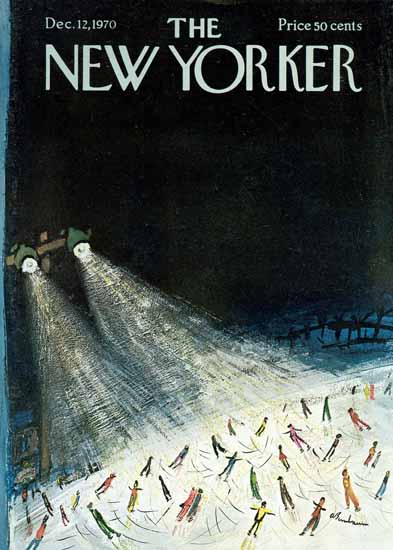Abe Birnbaum The New Yorker 1970_12_12 Copyright | The New Yorker Graphic Art Covers 1946-1970