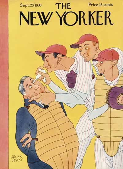 Abner Dean The New Yorker 1933_09_23 Copyright | The New Yorker Graphic Art Covers 1925-1945