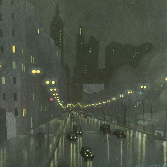 Adolph Kronengold The New Yorker 1932_10_29 Copyright crop | Best of 1930s Ad and Cover Art