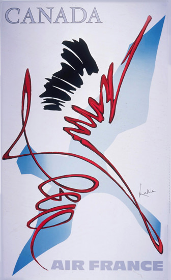 Air France Canada 1969 | Vintage Travel Posters 1891-1970