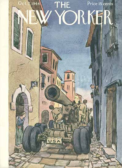 Alan Dunn The New Yorker 1944_10_07 Copyright | The New Yorker Graphic Art Covers 1925-1945