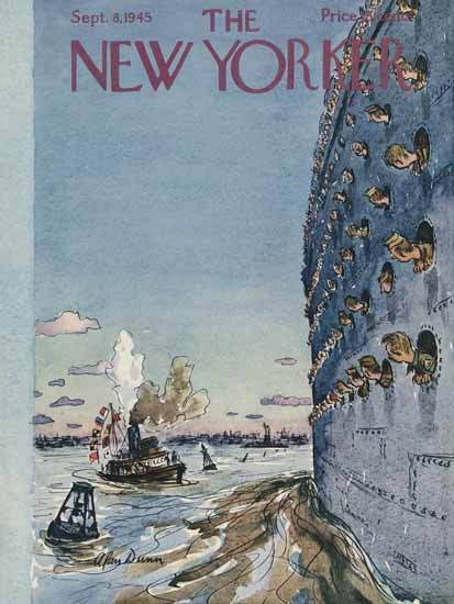 Alan Dunn The New Yorker 1945_09_08 Copyright | New Yorker 1925-45 Alan Dunn The New Yorker 1945_09_08 Copyright | The New Yorker Graphic Art Covers 1925-1945
