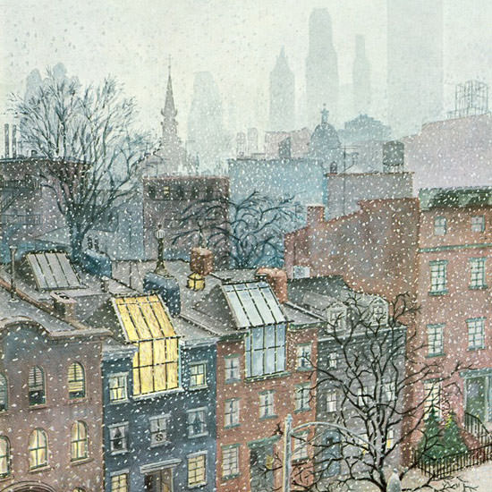 Albert Hubbell The New Yorker 1968_03_02 Copyright crop | Best of Vintage Cover Art 1900-1970