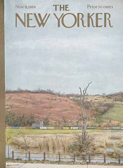 Albert Hubbell The New Yorker 1968_11_09 Copyright | The New Yorker Graphic Art Covers 1946-1970