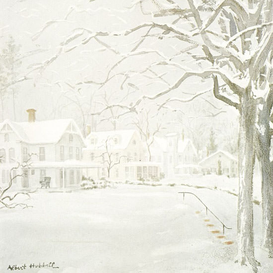 Albert Hubbell The New Yorker 1969_01_04 Copyright crop | Best of 1960s Ad and Cover Art