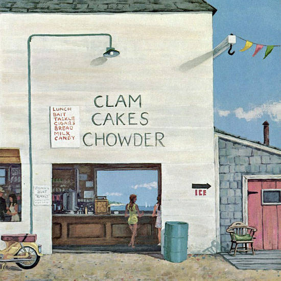 Albert Hubbell The New Yorker 1969_08_16 Copyright crop | Best of 1960s Ad and Cover Art