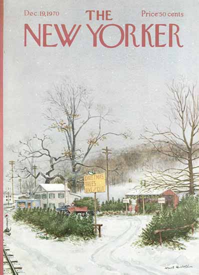 Albert Hubbell The New Yorker 1970_12_19 Copyright | The New Yorker Graphic Art Covers 1946-1970
