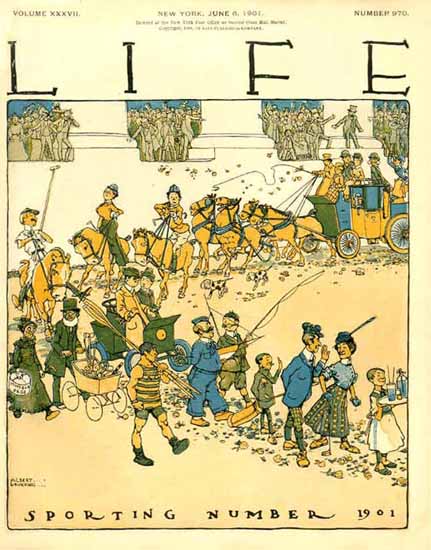 Albert Levering Life Humor Magazine 1901-06-06 Copyright | LIFE 1891-1936 Albert Levering Life Humor Magazine 1901-06-06 Copyright | Life Magazine Graphic Art Covers 1891-1936
