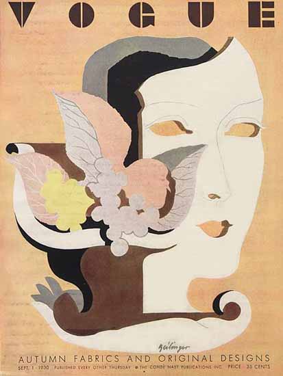 Alix Zeilinger Vogue Cover 1930-09-01 Copyright | Vogue Magazine Graphic Art Covers 1902-1958