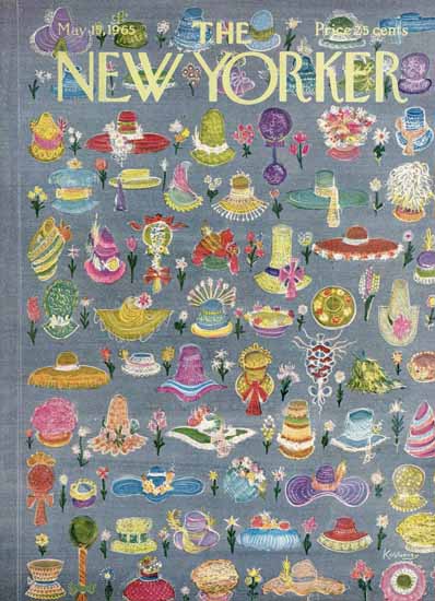 Anatol Kovarsky The New Yorker 1965_05_15 Copyright | New Yorker -1970 Anatol Kovarsky The New Yorker 1965_05_15 Copyright | The New Yorker Graphic Art Covers 1946-1970