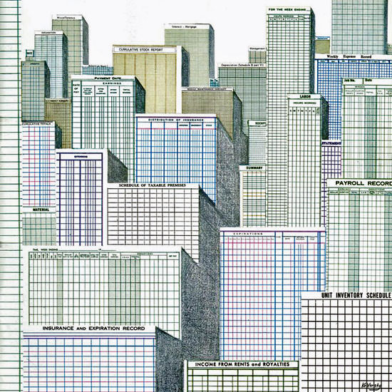 Anatol Kovarsky The New Yorker 1966_04_02 Copyright crop | Best of 1960s Ad and Cover Art