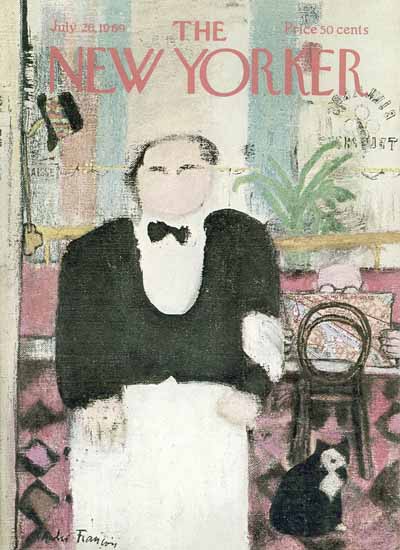 Andre Francois The New Yorker 1969_07_26 Copyright | The New Yorker Graphic Art Covers 1946-1970