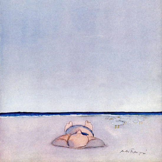 Andre Francois The New Yorker 1970_08_01 Copyright crop | Best of 1960s Ad and Cover Art