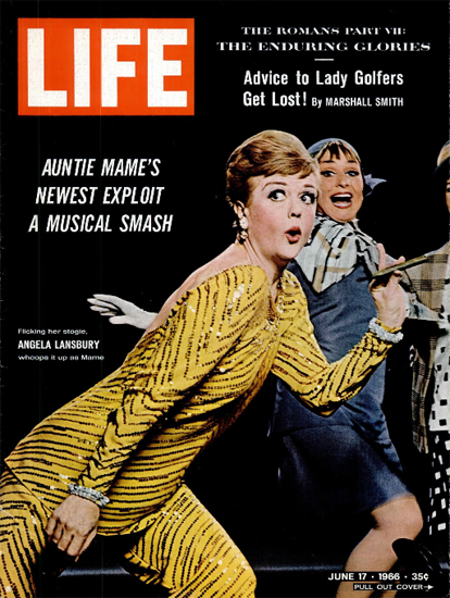 Angela Lansbury as Auntie Mame 17 Jun 1966 Copyright Life Magazine | Life Magazine Color Photo Covers 1937-1970