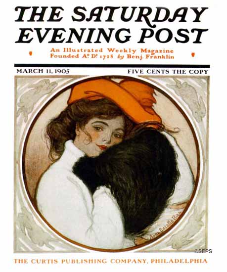 Anne Estelle Rice Cover Artist Saturday Evening Post 1905_03_11 | The Saturday Evening Post Graphic Art Covers 1892-1930