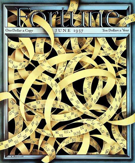 Antonio Petruccelli Fortune Magazine June 1937 Copyright | Fortune Magazine Graphic Art Covers 1930-1959