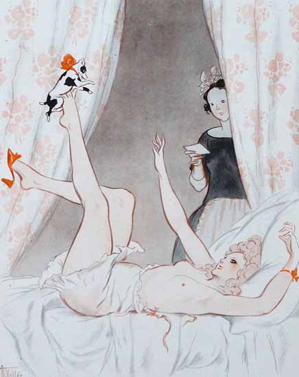 Armand Vallee La Vie Parisienne 1923 Fragonard page | La Vie Parisienne Erotic Magazine Covers 1910-1939