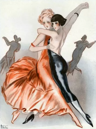 Armand Vallee La Vie Parisienne 1931 Les Jeunes Filles page | La Vie Parisienne Erotic Magazine Covers 1910-1939