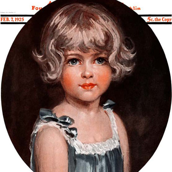 Arthur Garratt Artist Saturday Evening Post 1925_02_07 Copyright crop | Best of Vintage Cover Art 1900-1970