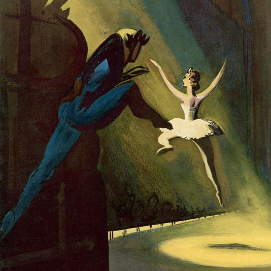 Arthur Getz The New Yorker 1951_11_03 Copyright crop | Best of 1950s Ad and Cover Art