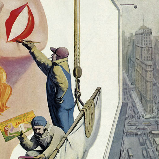 Arthur Getz The New Yorker 1952_03_29 Copyright crop | Best of 1950s Ad and Cover Art